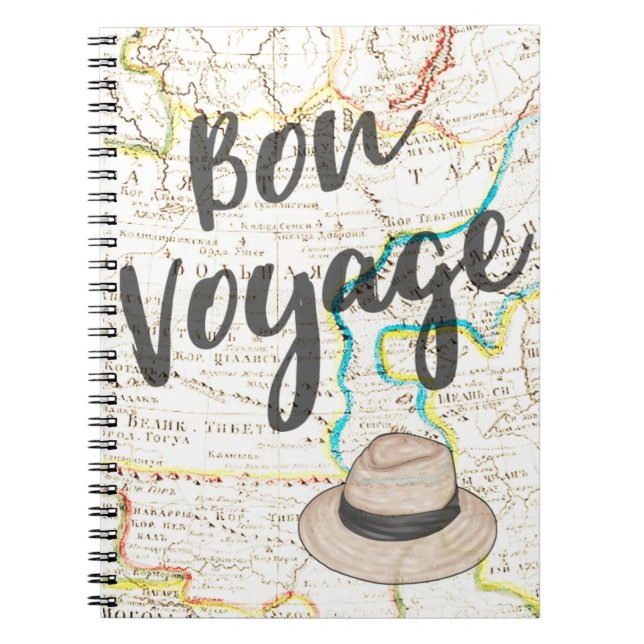 Bon Voyage Travel Anteckningsbok (Framsidan)