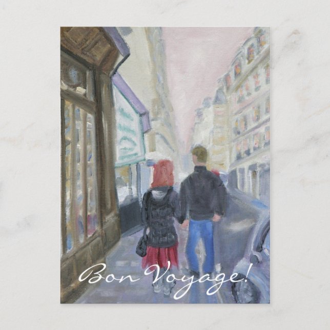 Bon Voyage Vykort (Framsida)