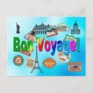 Bon voyage vykort