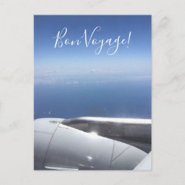 Bon Voyage Window Seat Postcard Vykort