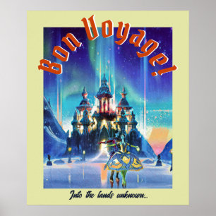 Bon Voyage Winter Boll Poster