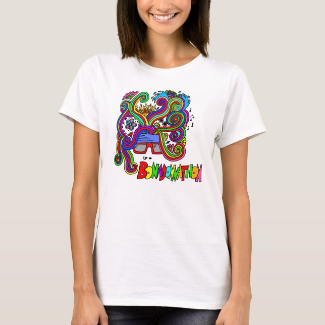 Bonadonnathon 2012 REMIX!!! T Shirt (Framsida)