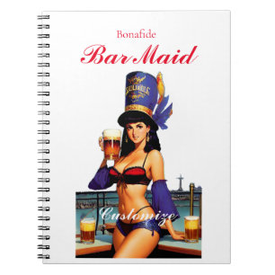 Bonafide Pub Maid Thunder_Cove Anteckningsbok
