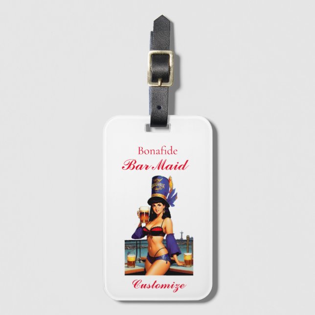 Bonafide Pub Maid Thunder_Cove Bagagebricka (Framsida vertikal)