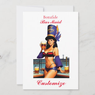 Bonafide Pub Maid Thunder_Cove Inbjudningar