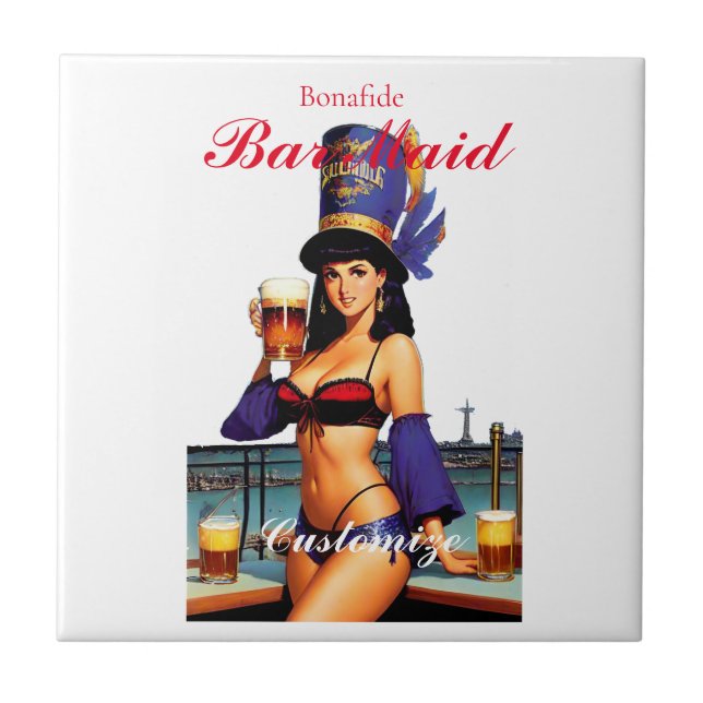 Bonafide Pub Maid Thunder_Cove Kakelplatta (Framsidan)