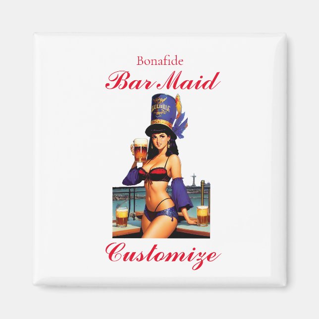 Bonafide Pub Maid Thunder_Cove Magnet (Framsidan)