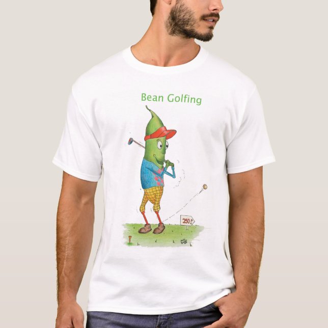 BönagolfspelTshirt Tee Shirt (Framsida)