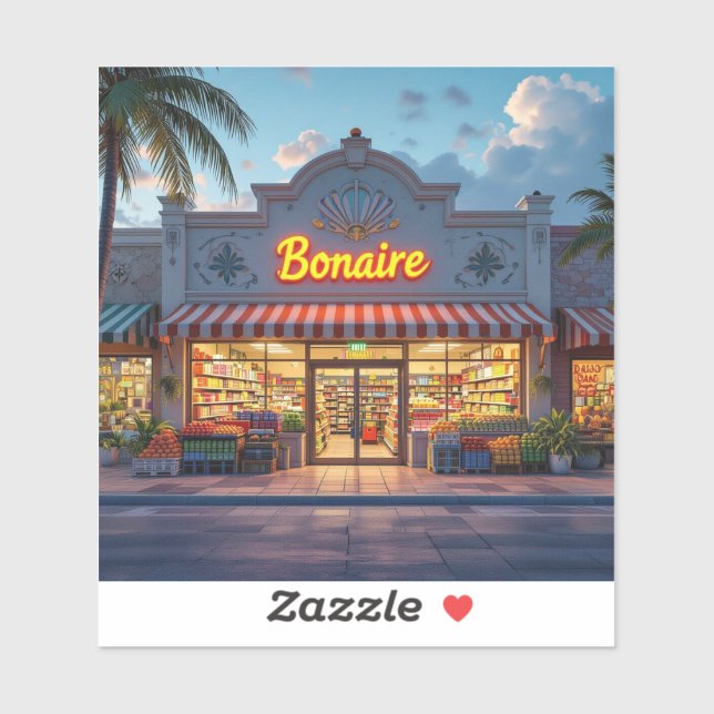 Bonaire-butik Klistermärken (Ark)