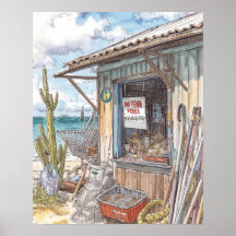 Bonaire fiskstuga utsåld