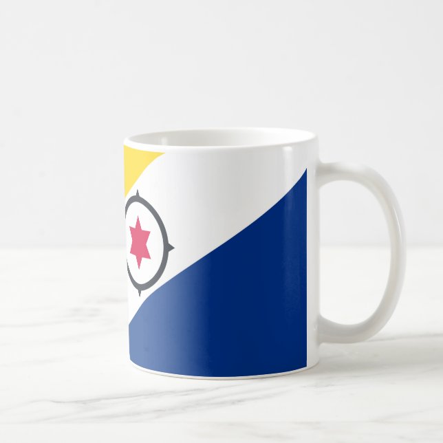 Bonaire Flagga Ceramic Mugg (Höger)