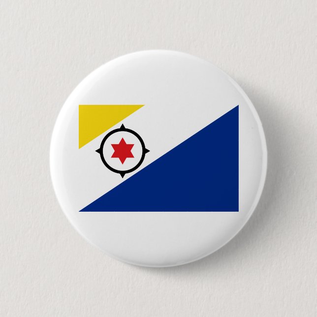 Bonaire Flagga Knapp (Framsida)