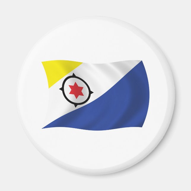 Bonaire Flagga Magnet (Framsidan)