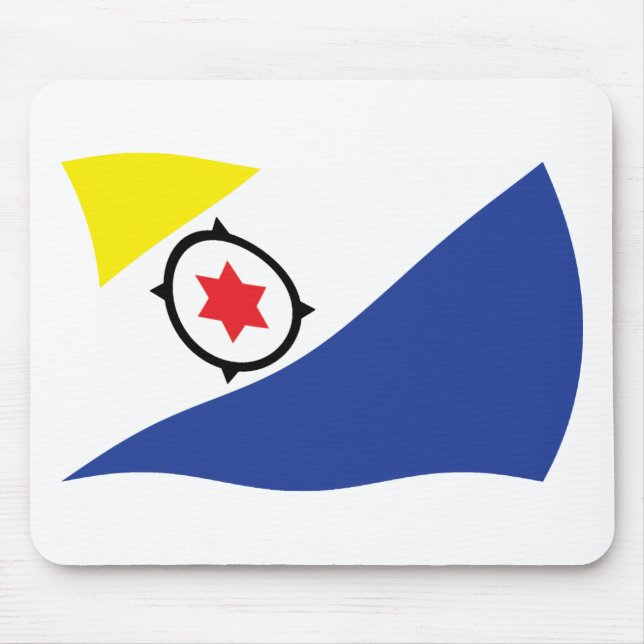 Bonaire Flagga Mousepad Musmatta (Framsidan)