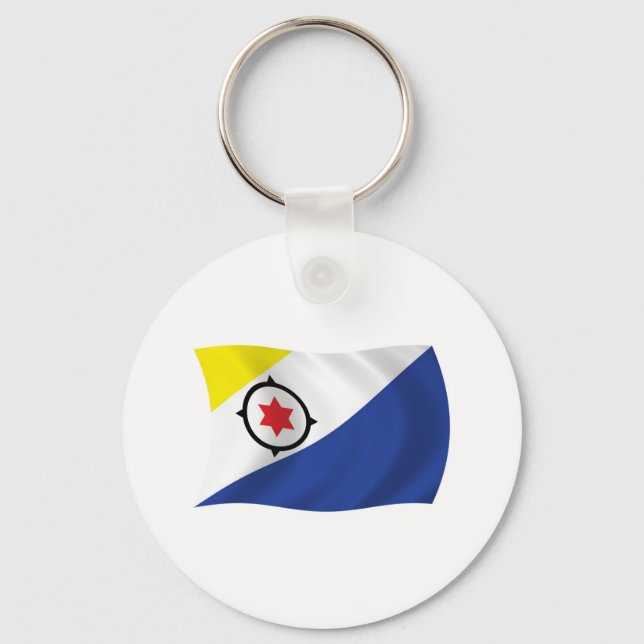 Bonaire Flagga Nyckelring (Framsida)