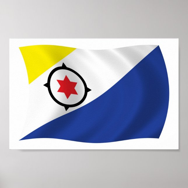 Bonaire-Flagga Poster utskrift (Framsidan)