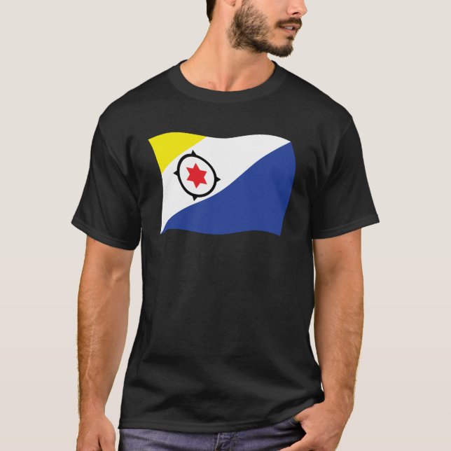 Bonaire Flagga Shirt T-shirt (Framsida)