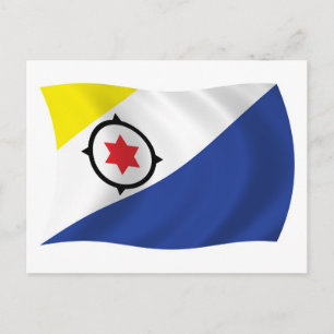 Bonaire Flagga vykort