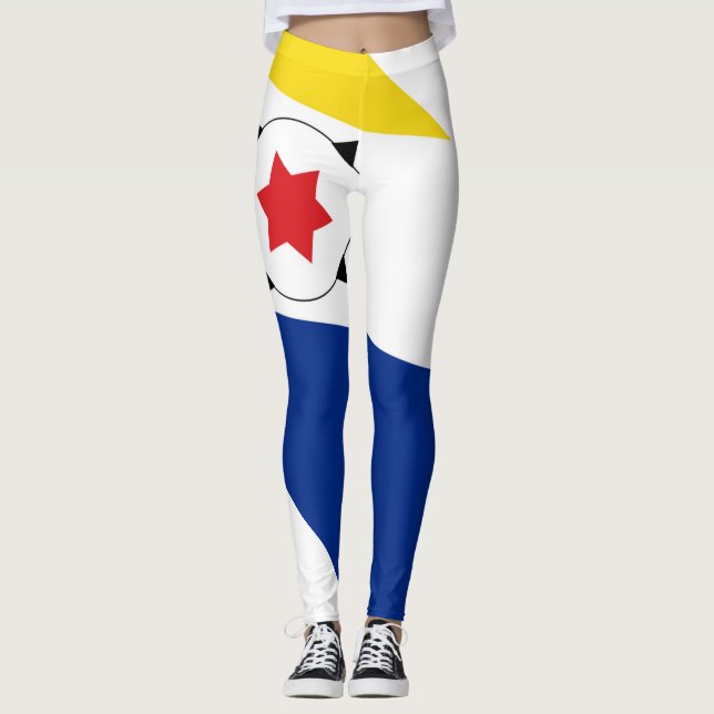 Bonaire Island flagga Leggings (Framsida)