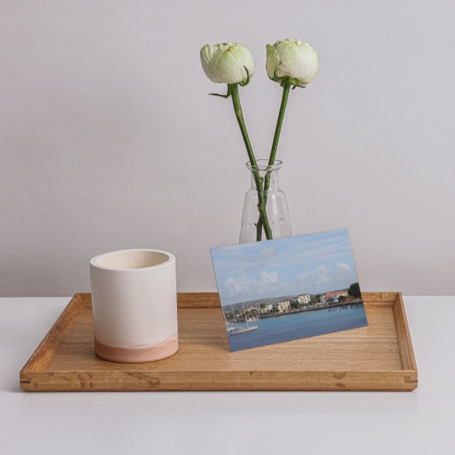 Bonaire Kralendijk Harbour Sailing Boats Vykort (Skapare uppladdad)