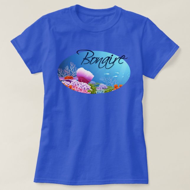 Bonaire reef t shirt (Design framsida)