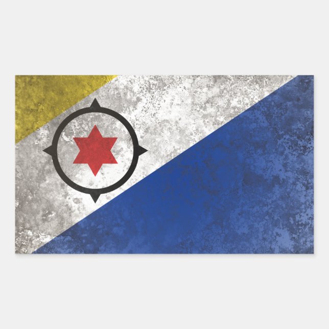 Bonaire Rektangulärt Klistermärke (Framsida)