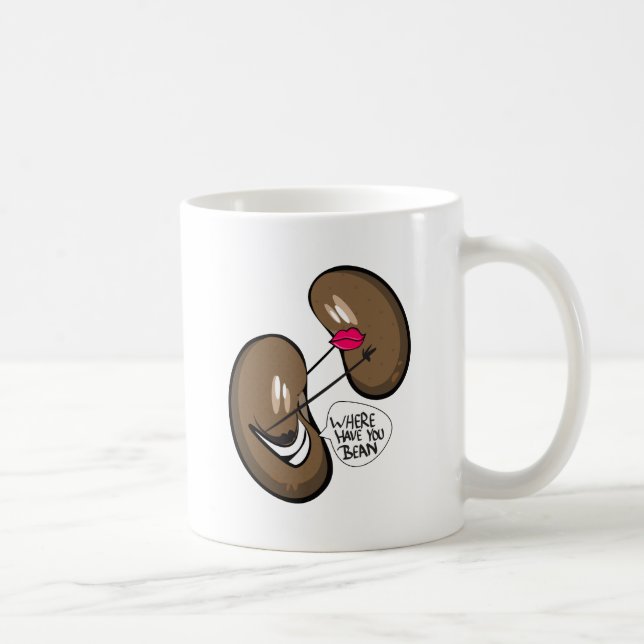 bönakärlekvits kaffemugg (Höger)
