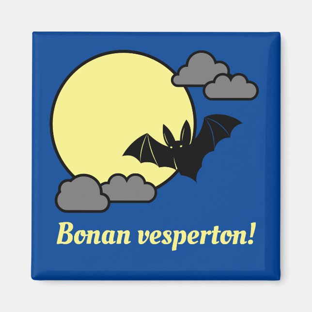 Bonan vesperton! magnet (Framsidan)