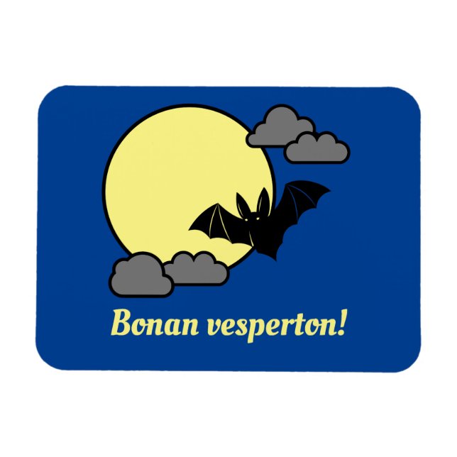 Bonan vesperton! magnet (Horisontell)