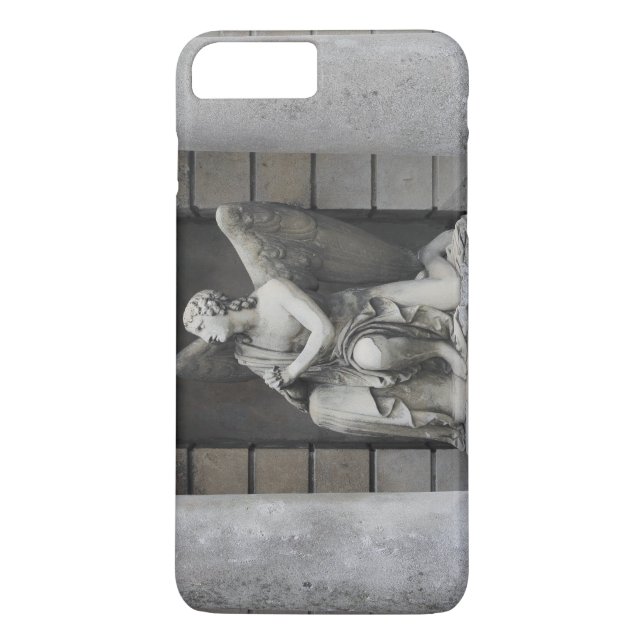 Bönande ängelskulptur Case-Mate iPhone skal (Baksida)