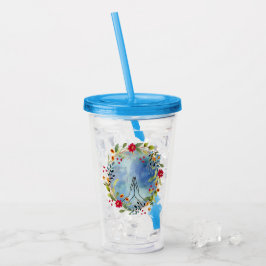 Bönande händer akvarell take away mugg