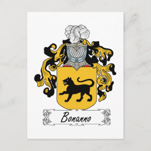 Bonanno Family Crest Vykort