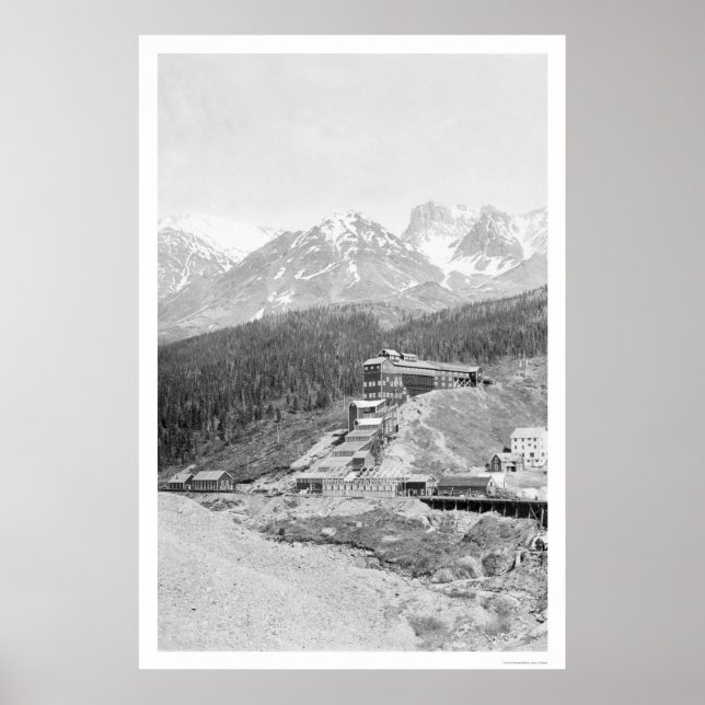 Bonanza Copper Mine Alaska 1916 Poster (Framsidan)