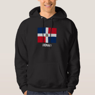 Bonao Dominikanska republiken Flagga Emblem Escudo Hoodie