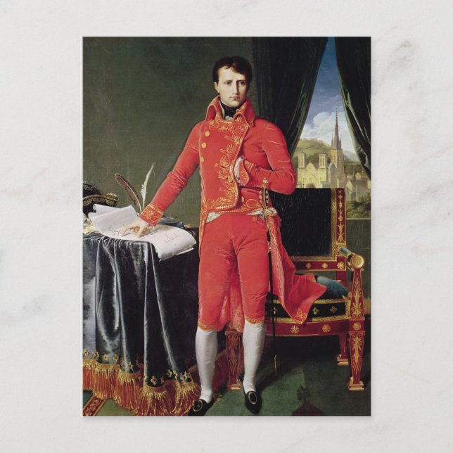 Bonaparte as First Consul, 1804 Vykort (Framsida)