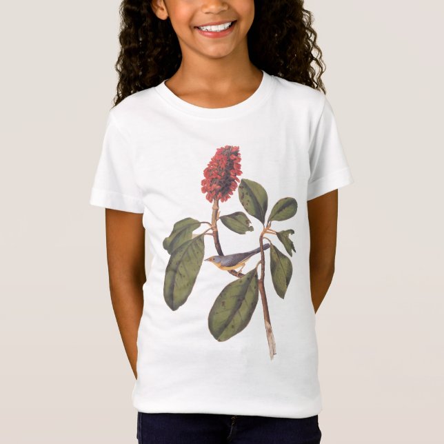 Bonaparte Flycatcher Bird Tee (Framsida)