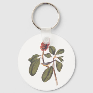 Bonaparte Flycatcher Canada Warbler Audubon Bird Nyckelring