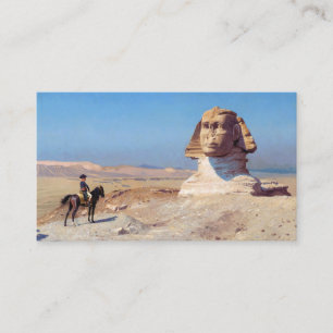 Bonaparte före Sphinx av Jean Leon Gerome Visitkort