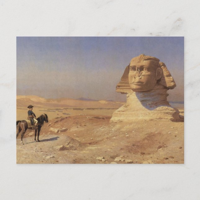 Bonaparte före Sphinx Vykort (Framsida)