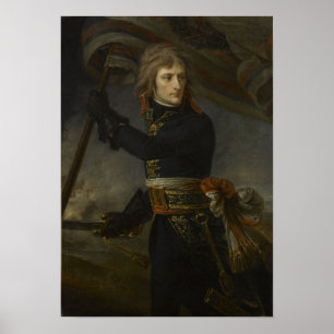 Bonaparte på bron i Arcole Poster