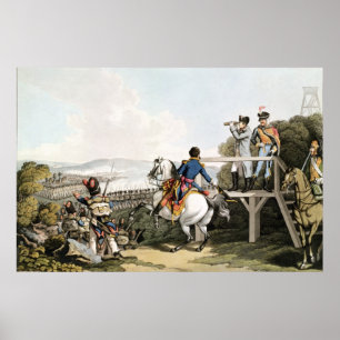 Bonaparte strax före sin flygning poster