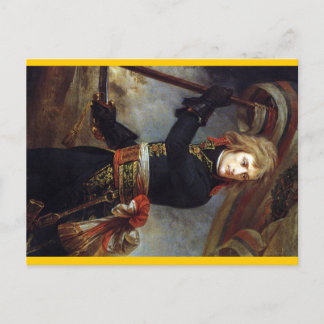Bonaparte vid Pont d'Arcole ca.1801 Vykort