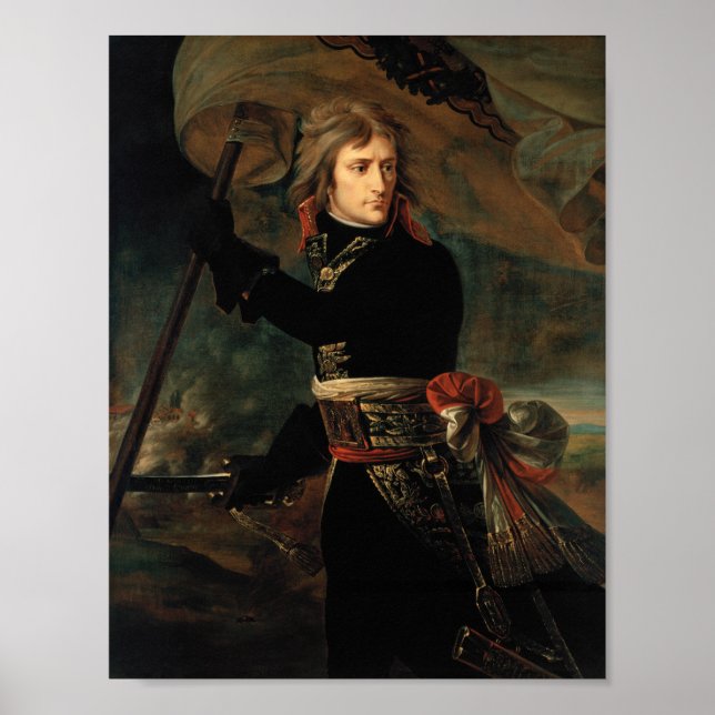 Bonaparte vid Pont d'Arcole Poster (Framsidan)