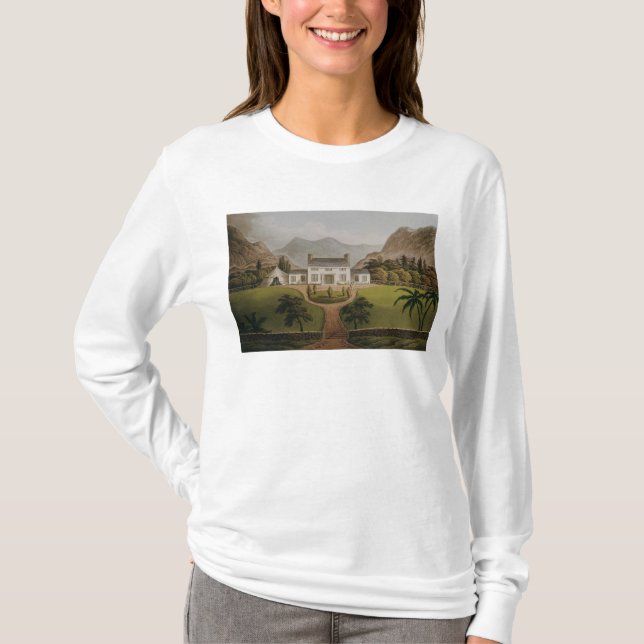 Bonapartes Mal-Maison på St Helena, 1821 Tee (Framsida)