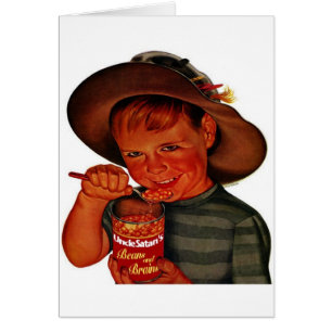 Bönapojke från helvete hälsningskort