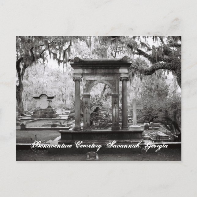 Bonaventure Cemetery Savannah Vykort (Framsida)