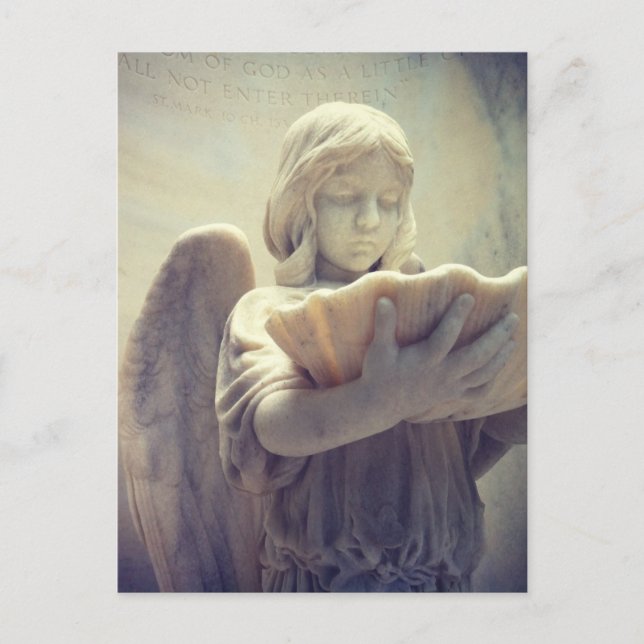 Bonaventure Girl med Snäcka Vykort (Framsida)