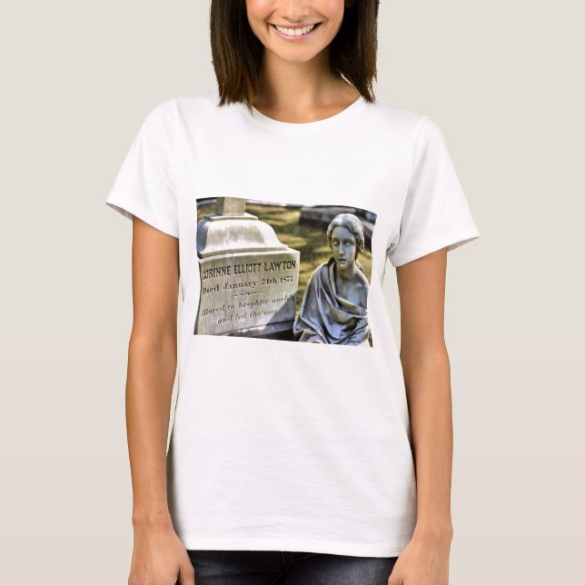 Bonaventure kyrkogårdSavannah, GA Tee Shirt (Framsida)
