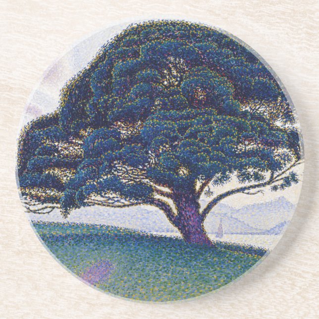 Bonaventuretall, oljemålning, Paul Signac Underlägg (Framsidan)