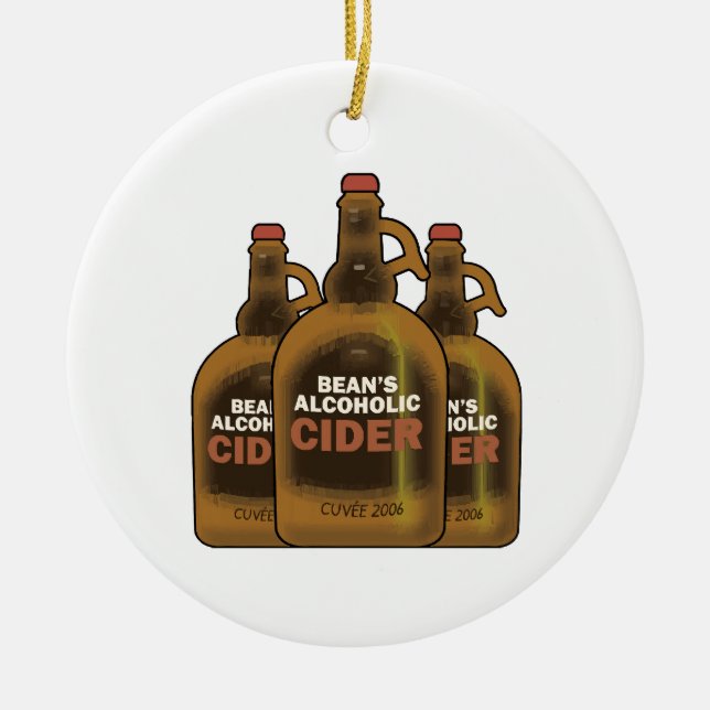 Böncider Julgransprydnad Keramik (Framsidan)
